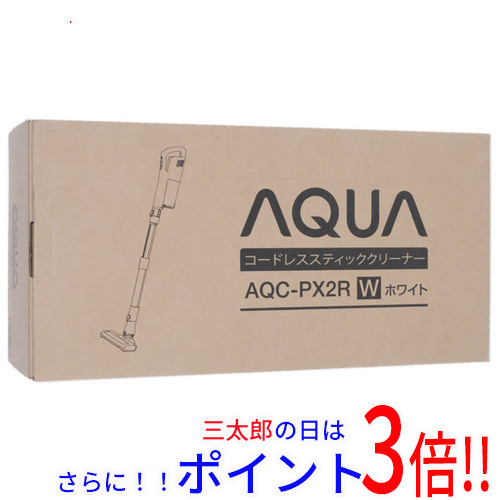 【新品即納】送料無料 AQUA コードレススティッククリーナー のび〜るスティック AQC-PX2R-W ホワイトの通販は 18,698円