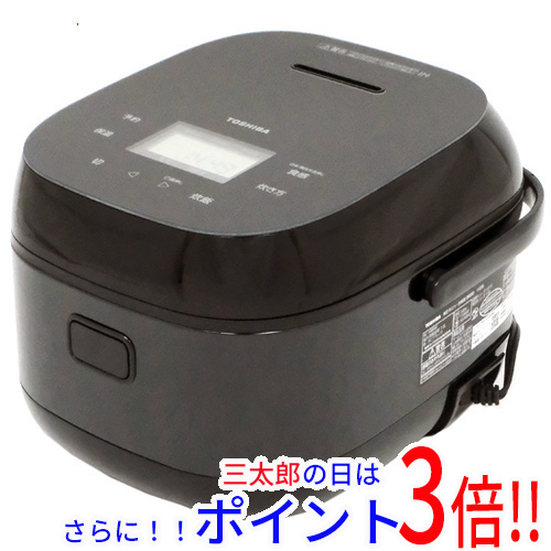 【１日と三太郎の日はポイント３倍！！】【新品】送料無料 TOSHIBA IHジャー炊飯器 5.5合炊き RC-10BHW(K) ブラック