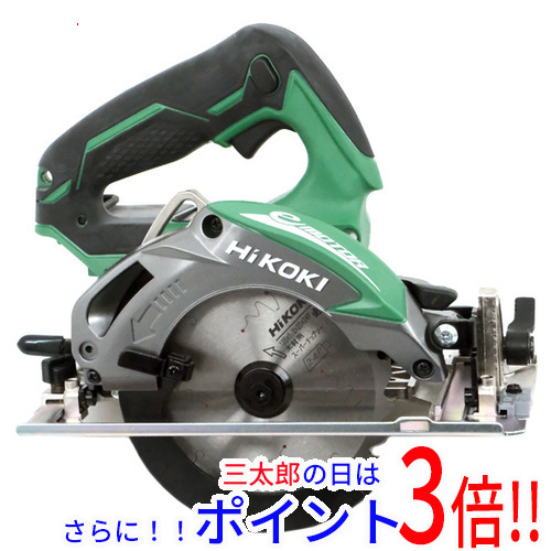 【１日と三太郎の日はポイント３倍！！】送料無料 【新品訳あり(箱きず・やぶれ)】 HiKOKI コードレス丸のこ 18V 刃径125mm 本体のみ C18DBL (NN)