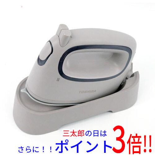 【１日と三太郎の日はポイント３倍！！】【新品】送料無料 TOSHIBA コードレス衣類スチーマー La・Coo S TAS-MX8(H) モーヴグレージュ