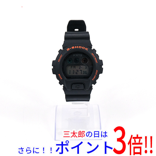 貨物輸送無料 【新品訳あり】 CASIO ウオッチ PORTER×G-SHOCK DW-6900 下げ札なし