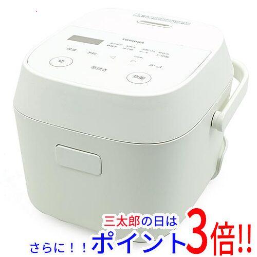 【新品】送料無料 TOSHIBA マイコン炊飯器 3合炊き RC-5AMX(W) ホワイト