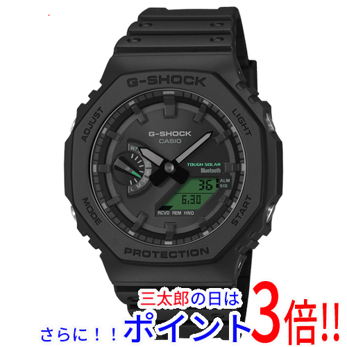 【新品】送料無料 CASIO 腕時計 G-SHOCK BLACK AND ELECTRO GREEN GA-B2100BEG-1AJF