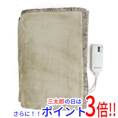 送料無料 【新品訳あり(箱きず・やぶれ)】 Panasonic 電気かけしき毛布(シングルMサイズ) DB-RM3M-C ベージュ