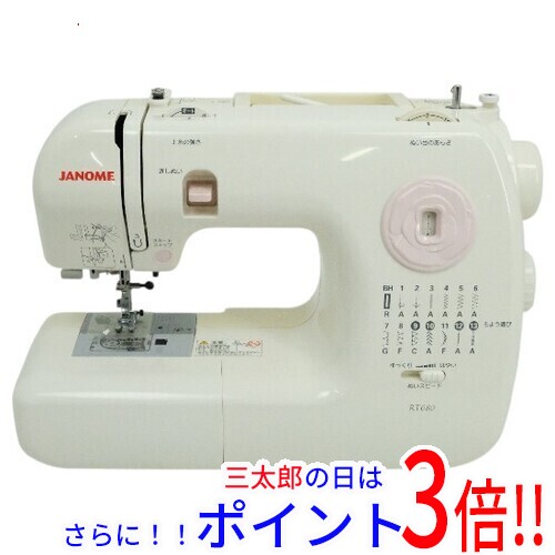 送料無料 【新品(開封のみ)】 ジャノメ 電子ミシン RT680 10,508円