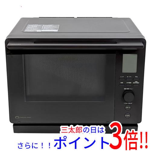 送料無料 【新品(開封のみ)】 TOSHIBA 角皿式スチームオーブンレンジ 石窯ドーム ER-D100C(H) アッシュグレージュ
