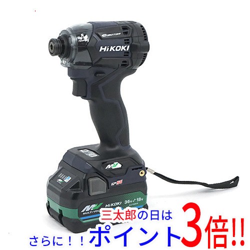 【新品即納】送料無料 HiKOKI コードレスインパクトドライバ WH36DC (2XPDSZ) ディープオーシャンブルー