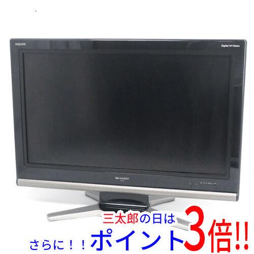【中古】送料無料 シャープ SHARP 26V型 液晶テレビ AQUOS LC-26D10-B ブラック リモコンなし AQUOS（シャープ）