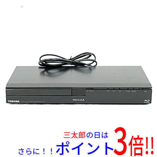 【中古】送料無料 東芝 ブルーレイディスクレコーダ DBR-C100 320GB リモコンなし REGZA ブルーレイ対応 1番組 外付けHDD録画機能有 ハイビジョン録画