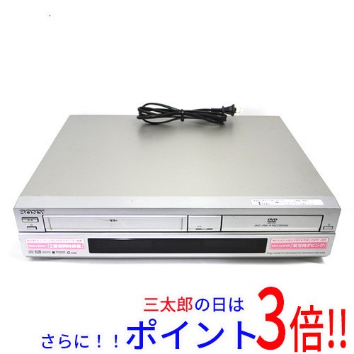 【中古即納】送料無料 ソニー SONY製 VHSビデオ一体型DVDレコーダー スゴ録 RDR-VD60 DVD対応 1番組 プログレッシブ対応