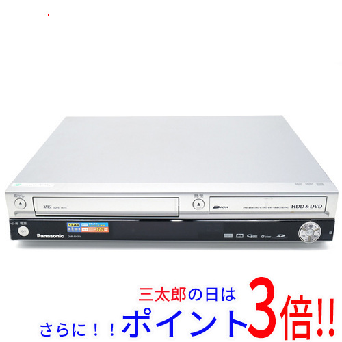 【中古】送料無料 パナソニック Panasonic HDD内蔵ビデオ一体型DVDレコーダー DIGA DMR-EH75V-S シルバー リモコンなし DIGA（パナソニック） DVD対応 1番組 プログレッシブ対応