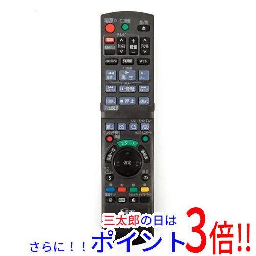 【中古即納】送料無料 パナソニック Panasonic BD/DVDレコーダー用リモコン N2QAYB000798 本体いたみの通販は 6,580円