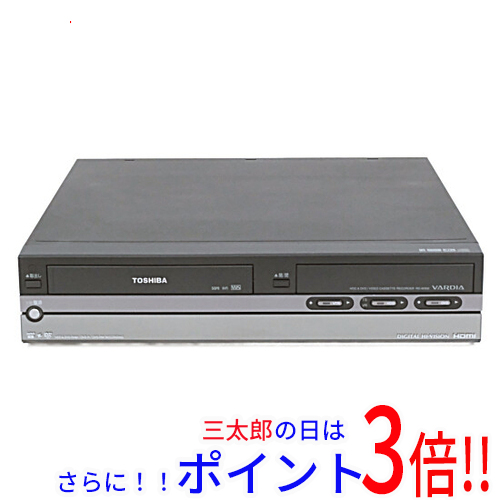 【中古】送料無料 東芝 TOSHIBA製 VTR一体型HDD＆DVDレコーダー RD-W300 リモコン付き DVD対応 1番組 ハイビジョン録画