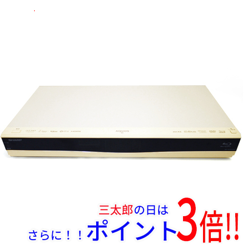 【中古】送料無料 シャープ SHARP AQUOS ブルーレイディスクレコーダー BD-W560SW リモコンなし 本体いたみ ブルーレイ対応 2番組 外付けHDD録画機能有 SeeQVault対応 ハイビジョン録画 プログレッシブ対応 宅内・屋外対応 スカパー!プレミアムサービスLink有 DLNA 3D対応