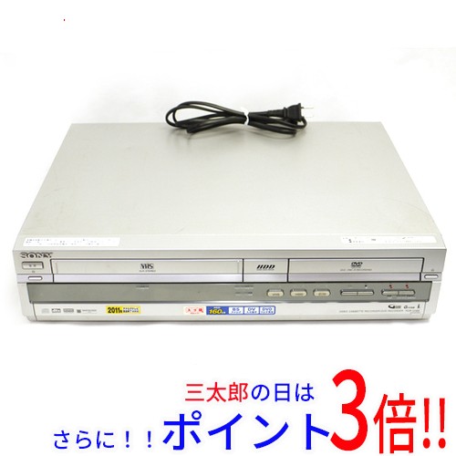 【中古即納】送料無料 ソニー SONY製 VHSビデオ一体型DVDレコーダー スゴ録 RDR-VH85 本体のみ DVD対応 1番組 プログレッシブ対応