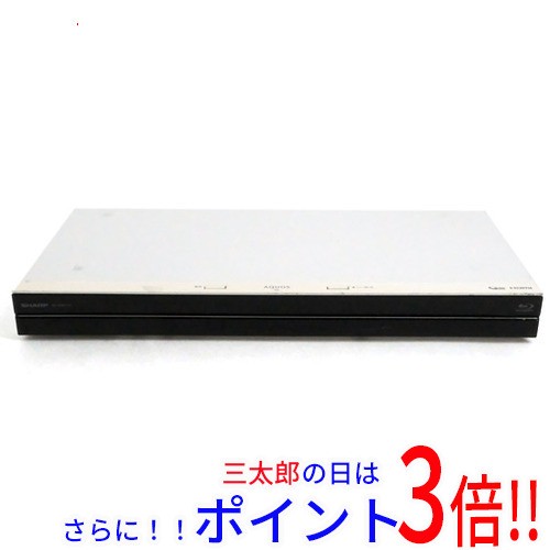 【中古即納】送料無料 SHARP AQUOS ブルーレイディスクレコーダー 1TB 2チューナー BD-WW1100 ホワイト リモコンなし  本体いたみ｜au PAY マーケット