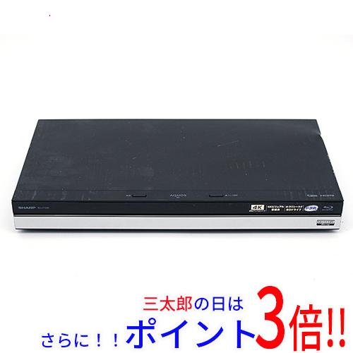 【１日と三太郎の日はポイント３倍！！】【中古即納】送料無料 SHARP AQUOS ブルーレイディスクレコーダー BD-UT1200 リモコンなし