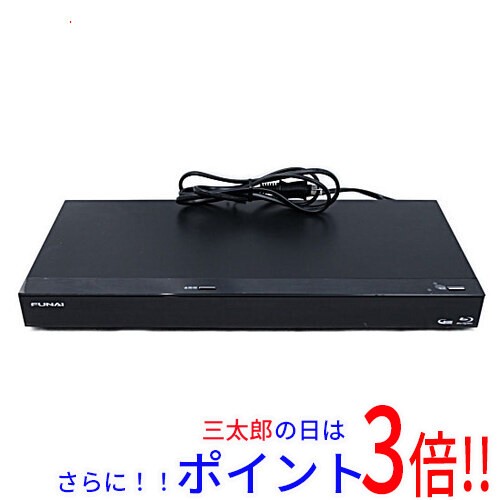 【１日と三太郎の日はポイント３倍！！】【中古即納】送料無料 フナイ ブルーレイディスクレコーダー FBR-HW500 リモコンなし