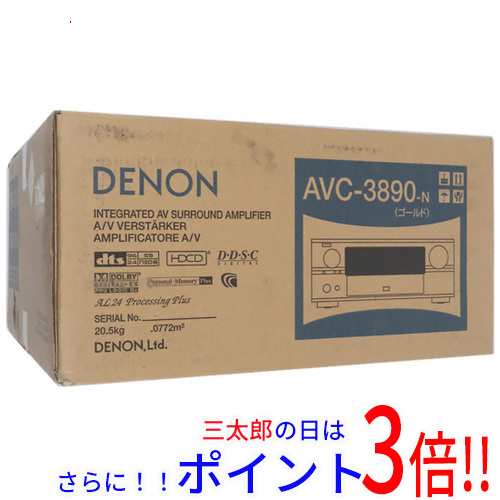 【中古即納】送料無料 DENON AVサラウンドアンプ AVC-3890-N 未使用