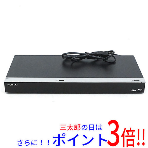 【中古】送料無料 フナイ ブルーレイディスクレコーダー FBR-HT2010 リモコンなし