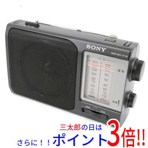 【中古即納】送料無料 SONY FM/AMポータブルラジオ ICF-801 展示品