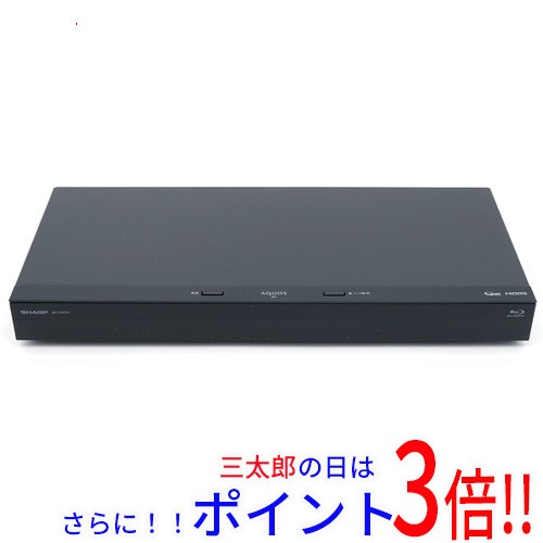 【中古即納】送料無料 SHARP AQUOS ブルーレイディスクレコーダー 1TB 2B-C10EW1 ブラックの通販は 29,400円