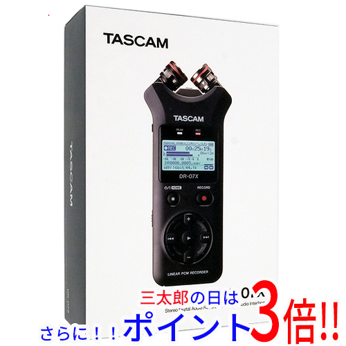 【中古】送料無料 TASCAM リニアPCMレコーダー DR-07X 元箱あり