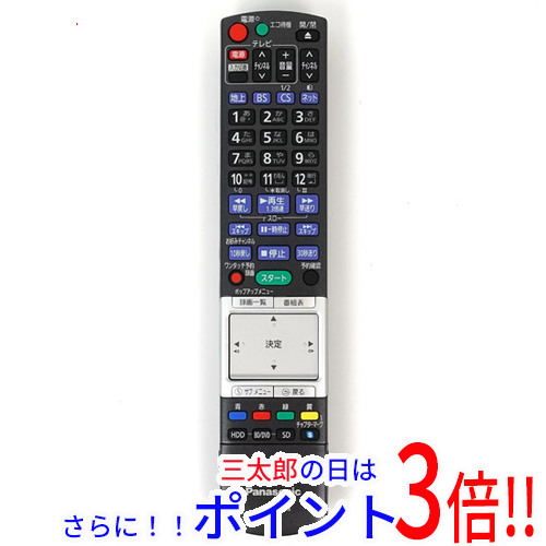 Panasonic BD レコーダー リモコン N2QBYB000012 中古】パナソニック