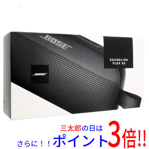 【１日と三太郎の日はポイント３倍！！】【中古即納】送料無料 BOSE ポータブル Bluetoothスピーカー SoundLink Flex SE Bluetooth Speaker ブラック 未使用