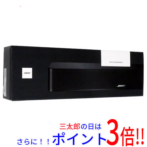 【中古】送料無料 BOSE ワイヤレスサウンドバー Solo Soundbar II 未使用
