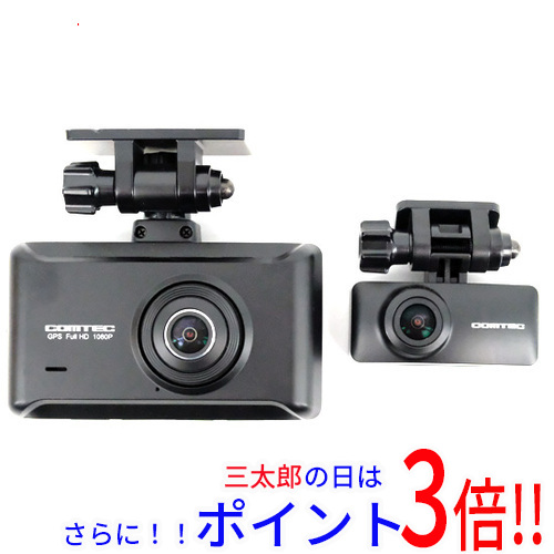 【１日と三太郎の日はポイント３倍！！】【中古即納】送料無料 コムテック ドライブレコーダー 前後2カメラ ZDR025 本体のみ