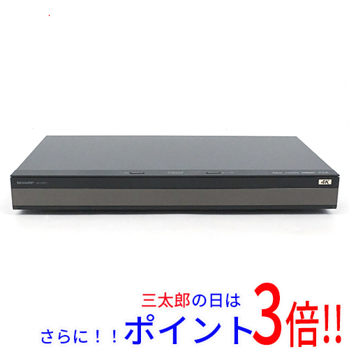 【中古】送料無料 SHARP AQUOS 4Kレコーダー 2TB 4B-C20DW3 リモコンなし