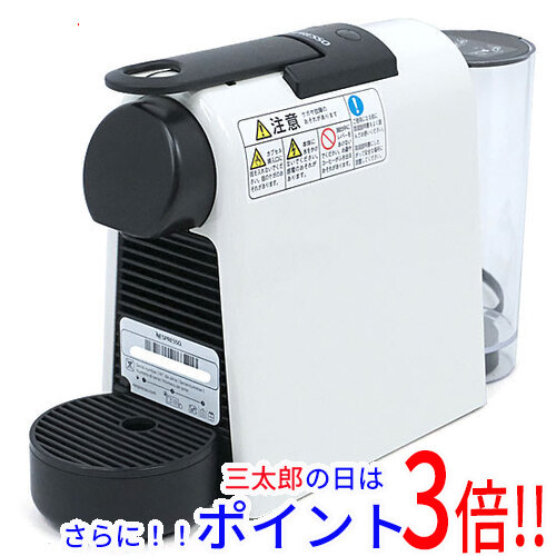 【１日と三太郎の日はポイント３倍！！】【中古】送料無料 ネスプレッソ カプセル式コーヒーメーカー エッセンサ ミニ D30WH ピュアホワイト D 保証書・カプセルセットなし 未使用