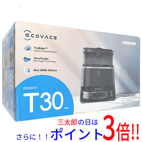 【１日と三太郎の日はポイント３倍！！】【中古】送料無料 ECOVACS ロボット掃除機 DEEBOT T30 OMNI 未使用 1日と三太郎の日はポイント3倍！！】【中古】送料無料 ECOVACS
