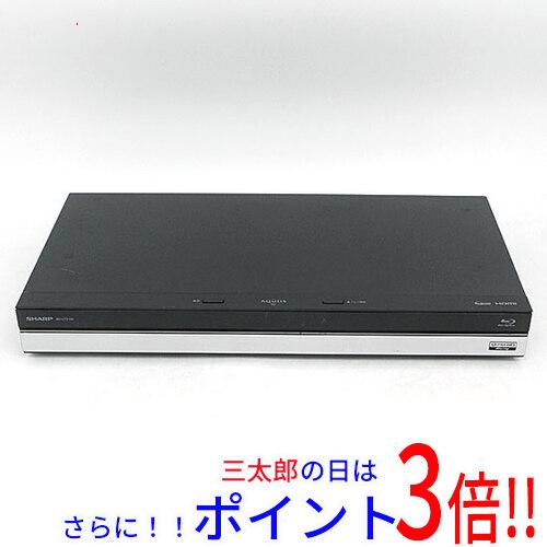 【中古】送料無料 SHARP AQUOS ブルーレイディスクレコーダー 2TB BD-UT2100 リモコンなし