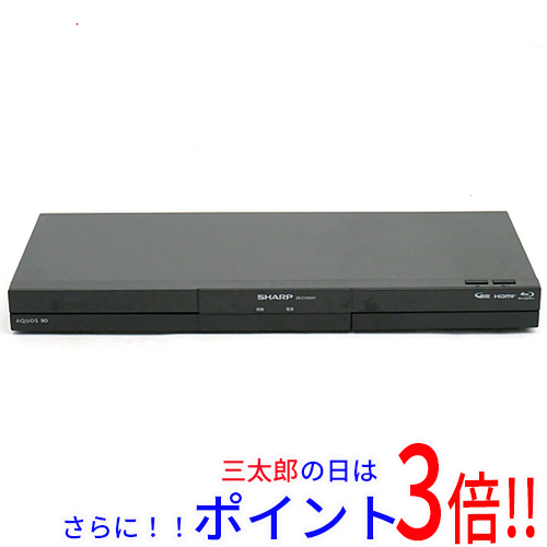 【中古】送料無料 SHARP AQUOS ブルーレイディスクレコーダー 1TB 2B-C10GW1 リモコンなし 本体いたみ