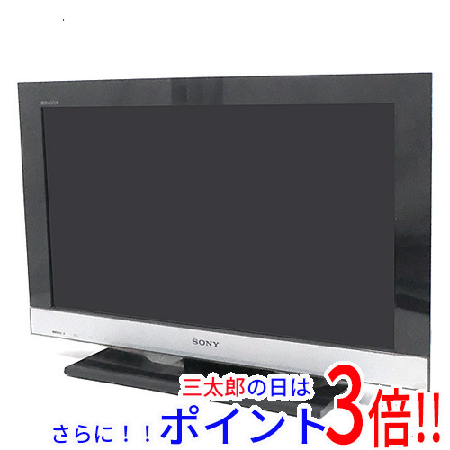 【中古】送料無料 SONY 32V型 ハイビジョン液晶テレビ BRAVIA KDL-32EX300(B) ブラック リモコンなし 液晶画面いたみ
