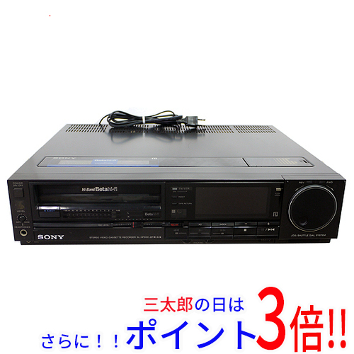 【中古】送料無料 SONY ベータビデオデッキ SL-HF900 本体いたみ