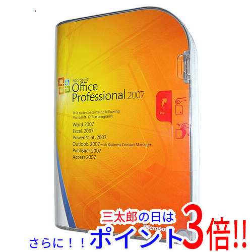 送料無料 【新品訳あり(箱きず・やぶれ)】 Office Professional 2007 製品版 英語版