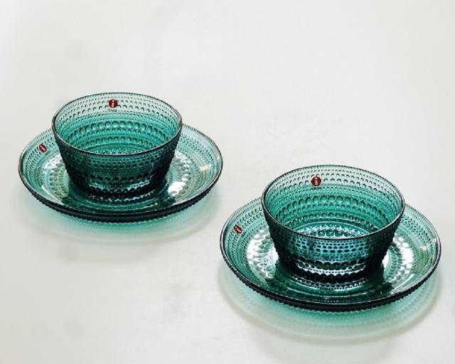 イッタラiittala カステヘルミ ボウル・プレート　ペア（シーブルー）【御結婚御祝・内祝・新築御祝・還暦御祝・御礼・寿・ギフト包装可能】