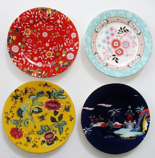 ウエッジウッドWEDGWOOD　ワンダーラスト  20センチプレート 4枚セット【御結婚御祝・内祝・新築御祝・還暦御祝・御礼・寿・ギフト包装可能】