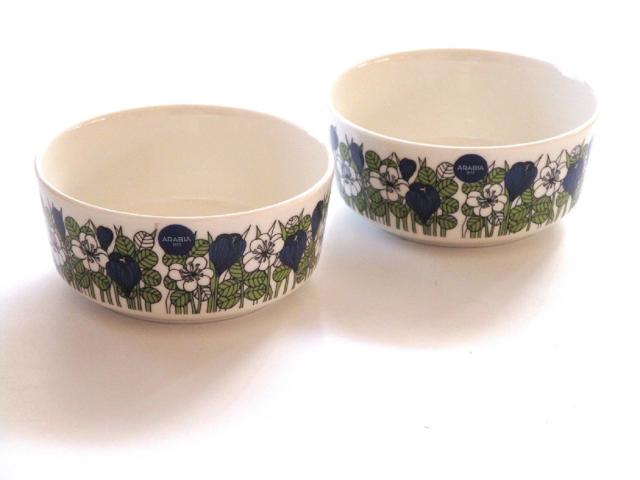 アラビアARABIA　クロッカスKrokus　ボウル１３センチ　ペア【御結婚御祝・内祝・新築御祝・還暦御祝・御礼・寿・ギフト包装可能】の通販は 5,410円