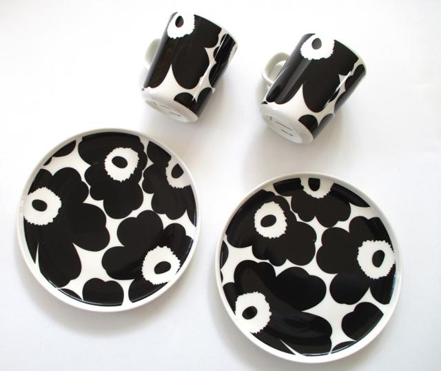 マリメッコmarimekko マグ＆プレートセット ペアセット マグ 250ml