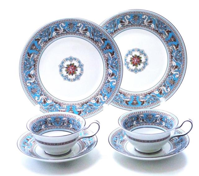ウェッジウッドWEDGWOOD フロレンティーンターコイズFlorentine