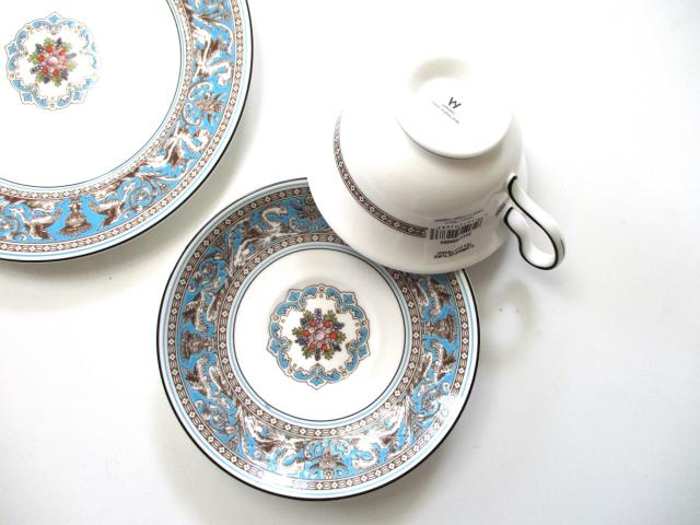 ウェッジウッドWEDGWOOD　フロレンティーンターコイズFlorentine Turquoise　ティ—セット６ピース（ブランドボックス付き）【御結婚御祝・内祝・新築御祝・還暦御祝・御礼・寿・ギフト包装可能】_2