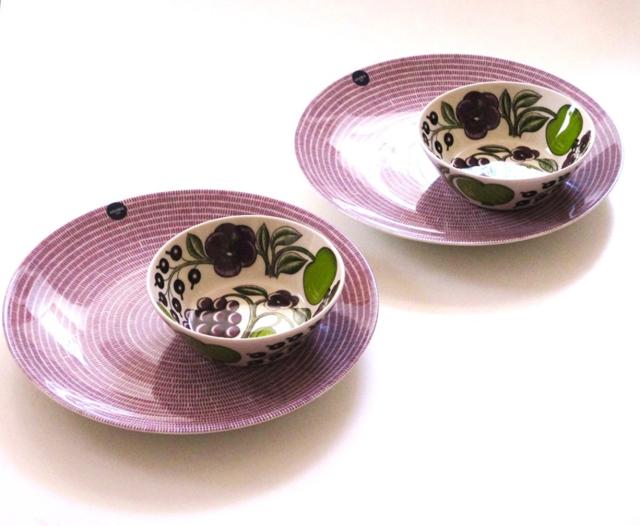 パラティッシ　パープル　23cm ボウル アラビアパープルパラティッシ 23cm 大ボウル アラビア｜パラティッシ