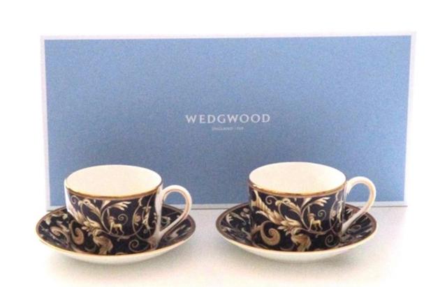 ウェッジウッドWEDGWOOD コーヌコピア ティー カップ＆ソーサー インペリアルIMPERIAL ペア【御結婚御祝・新築御祝・還暦御祝・寿・ギフト包装可能】の通販は