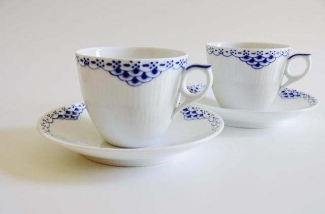 ロイヤルコペンハーゲンROYAL COPENHAGEN　プリンセスブルー　コーヒーカップ＆ソーサー　ペア【御結婚御祝・内祝・新築御祝・還暦御祝・御礼・寿・ギフト包装可能】の通販は