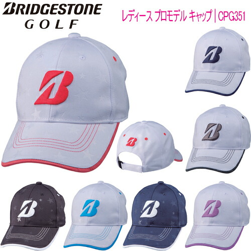 2023年春夏モデル ブリヂストンゴルフ レディース プロモデル キャップ レディース ゴルフ ウェア 「BRIDGESTONE GOLF CPG351」 
