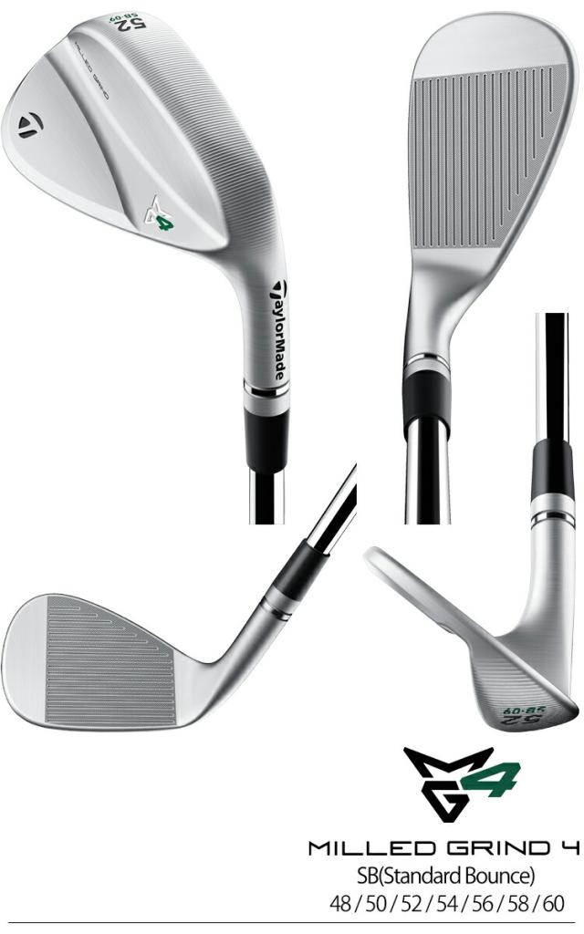 テーラーメイド ミルドグラインド フォー 軟鉄 ウェッジ ツアー サテン クローム N.S.PRO MODUS3 TOUR 105 スチールシャフト 「Taylor Made  MG4 TOUR SATIN CHROME WEDGE」 2023年モデル日本正規品